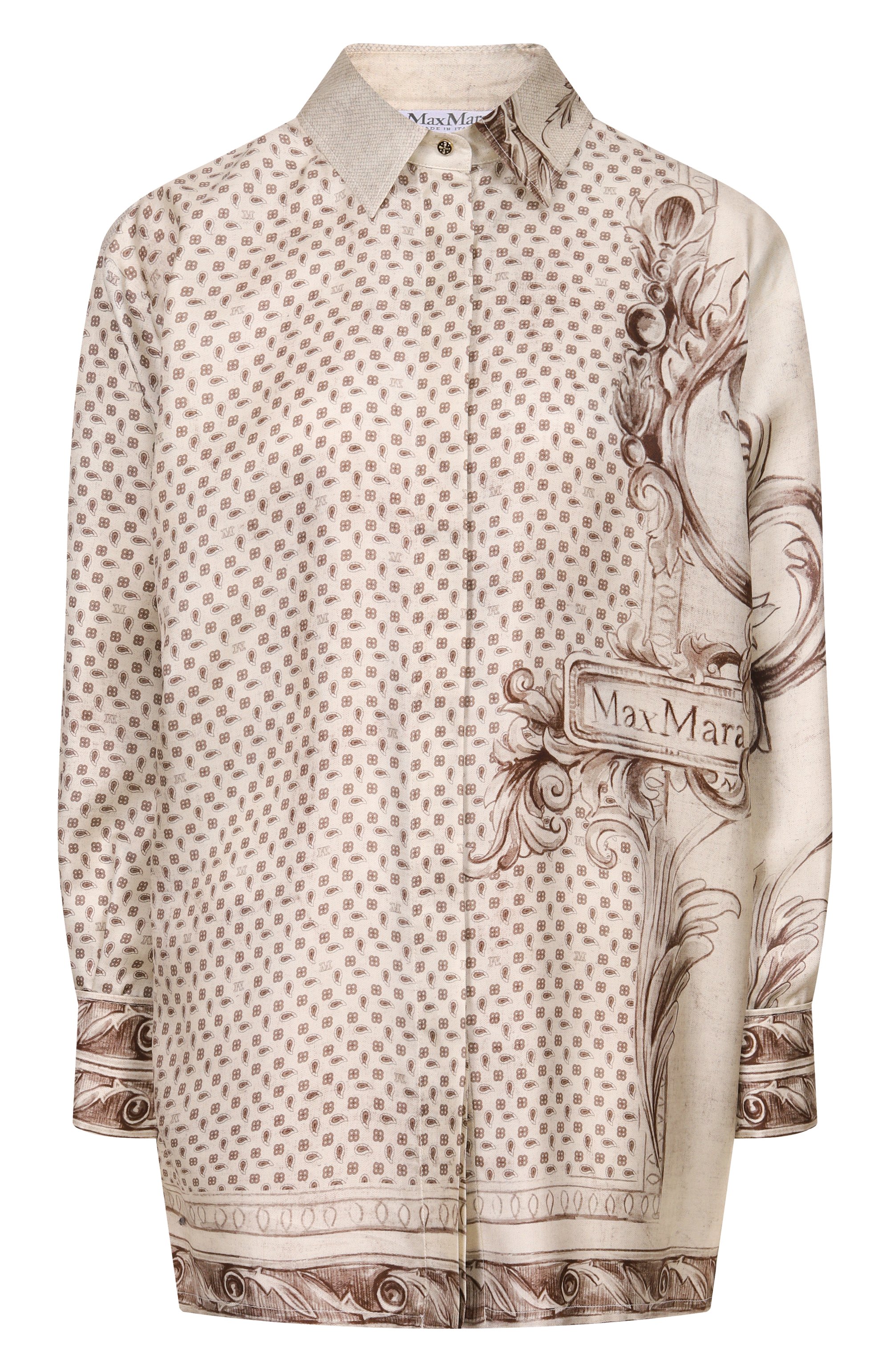 Шелковая рубашка MAX MARA, арт. MXMGRAD0, фото 1