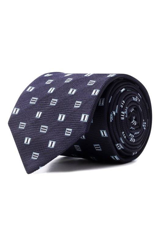 Шелковый галстук Brioni 061D00/PD479 Синий 061D00/PD479