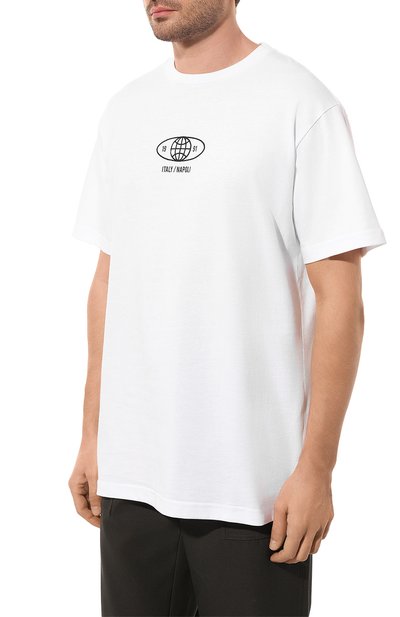 Хлопковая футболка KITON, арт. UMM0454, фото 3