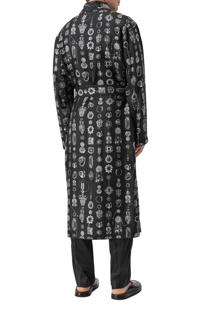 Шелковый халат DOLCE & GABBANA, арт. G031TT/IS1ZV, фото 3