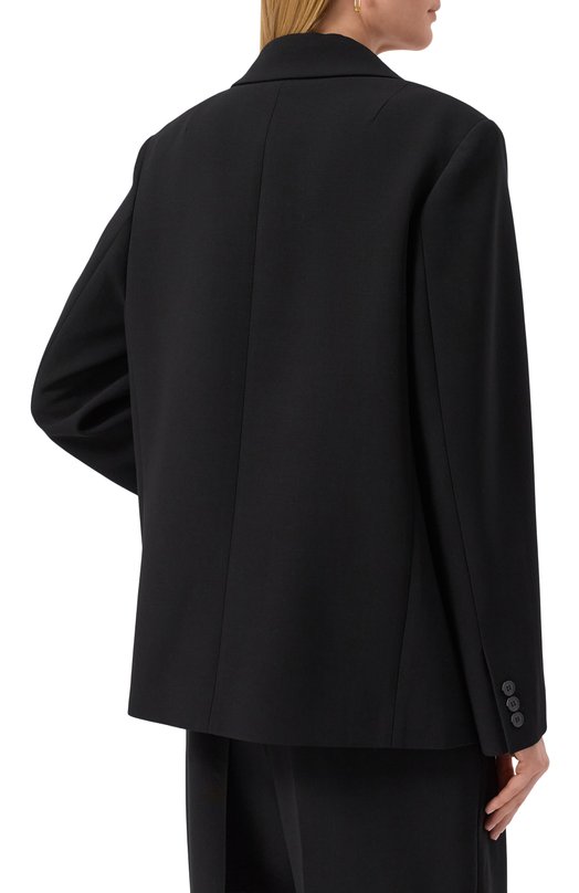Жакет из шерсти и вискозы 12STOREEZ 126463 Чёрный  126463 Фото 4