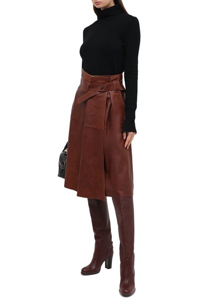 Кожаная юбка CHLOÉ, арт. CHC20ACJ11205, фото 3