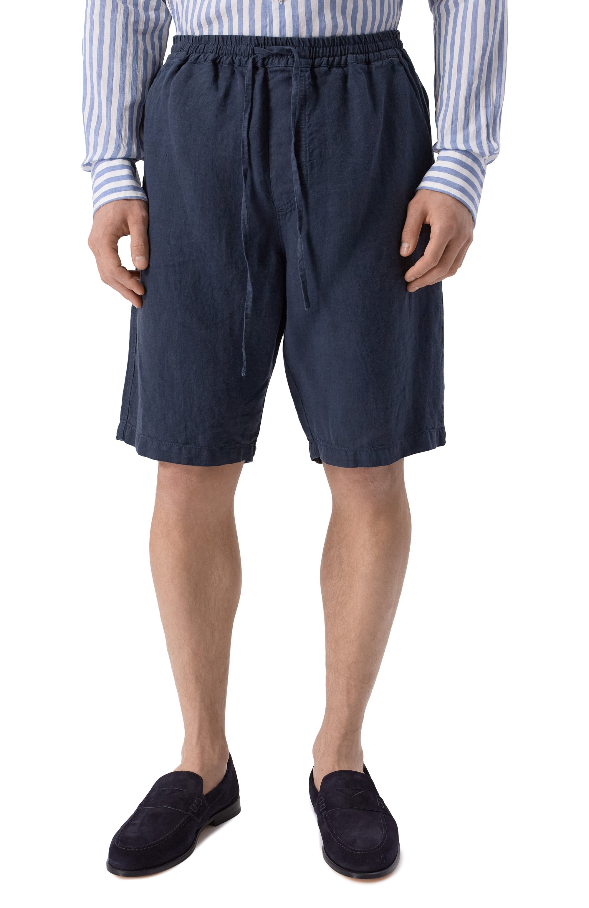 Льняные шорты 120% LINO, арт. 32ALIM29CM/0253/000, фото 3