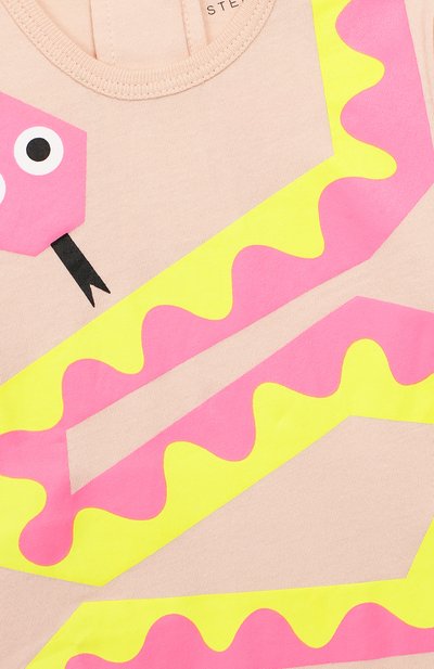 Хлопковый комбинезон STELLA MCCARTNEY розового цвета по цене 5465 руб., арт. 539997/SMJ33, фото 3 Хлопковый комбинезон STELLA MCCARTNEY, арт. 539997/SMJ33, фото 3