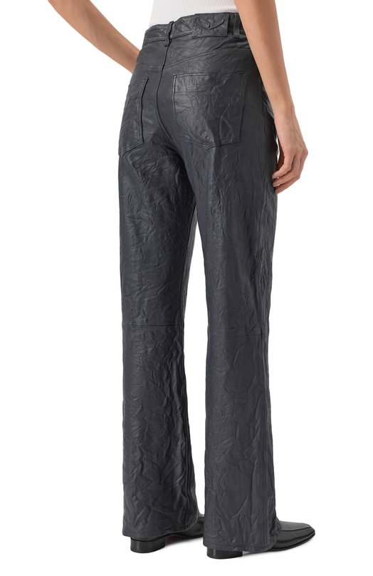 Кожаные брюки Zadig and Voltaire RWPA00069 Синий  RWPA00069 Фото 4