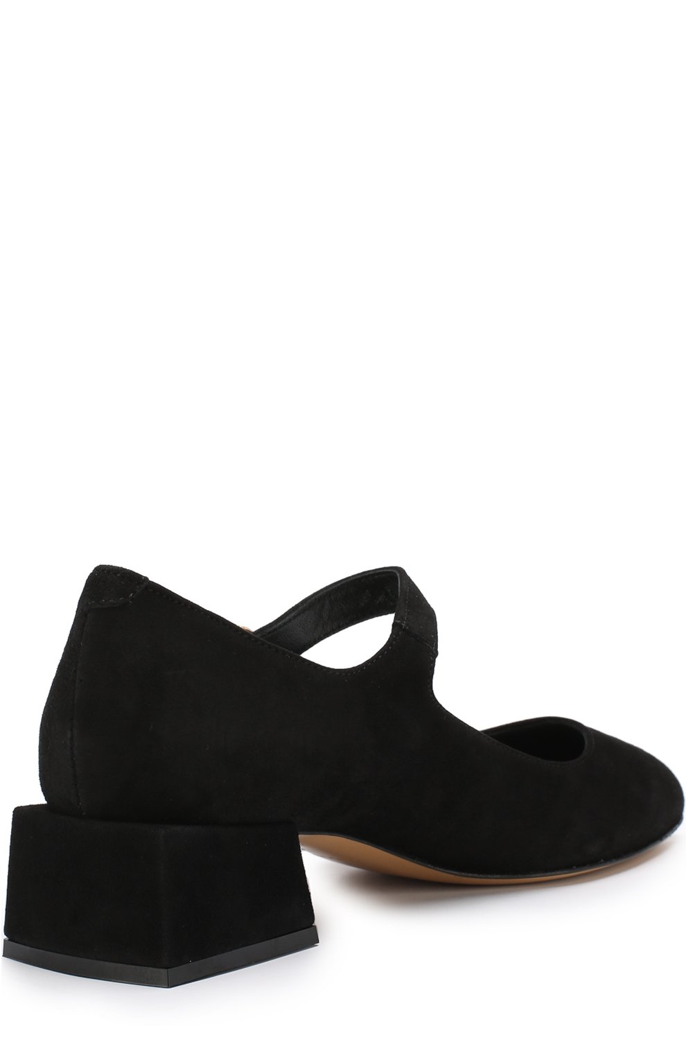 Замшевые туфли с фигурным каблуком DOLCE & GABBANA, арт. D10754/A1275/29-36, фото 3