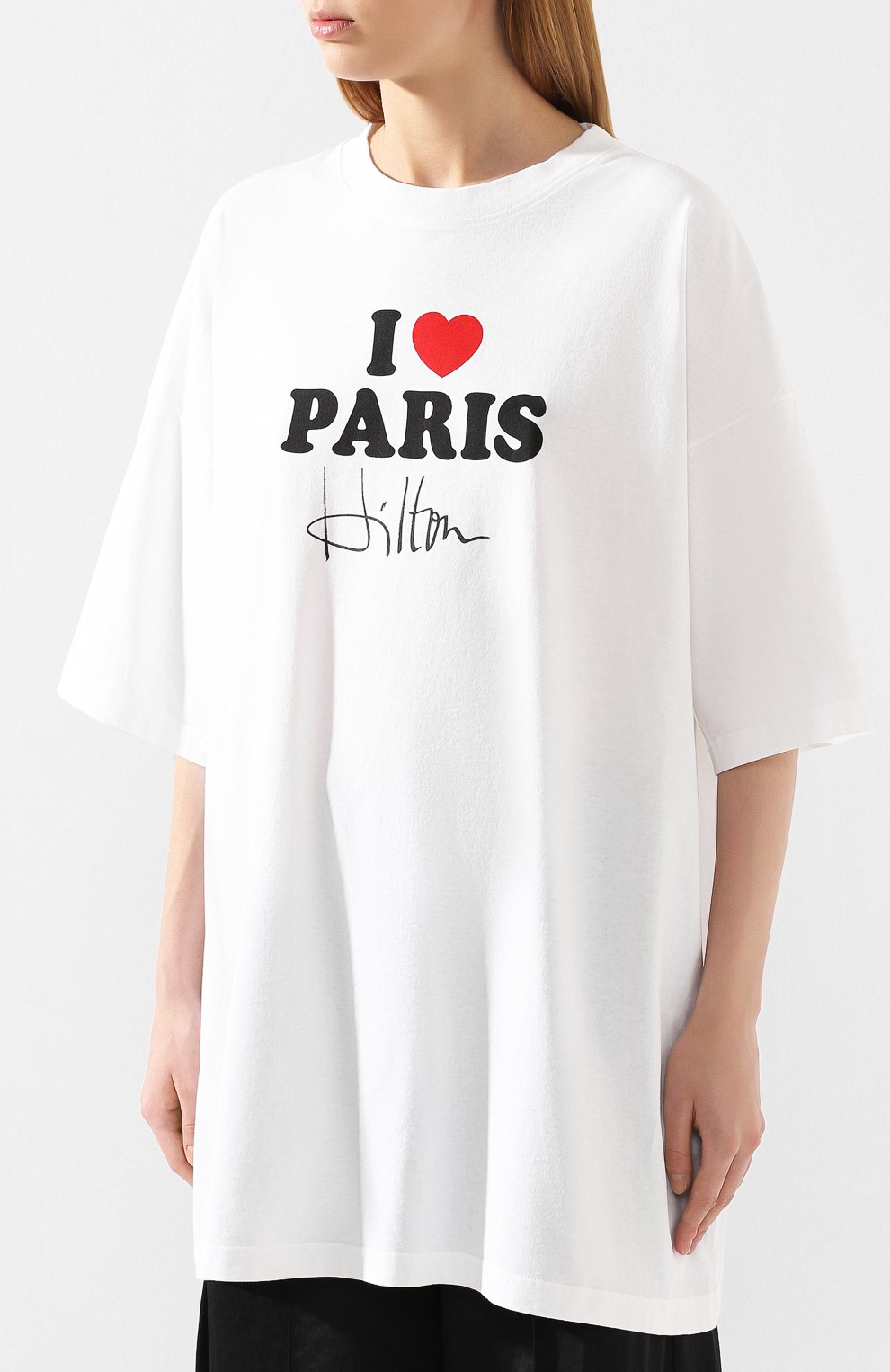 Хлопковая футболка VETEMENTS, ар т. SS20TR248 1618/W/WHITE, фото 3