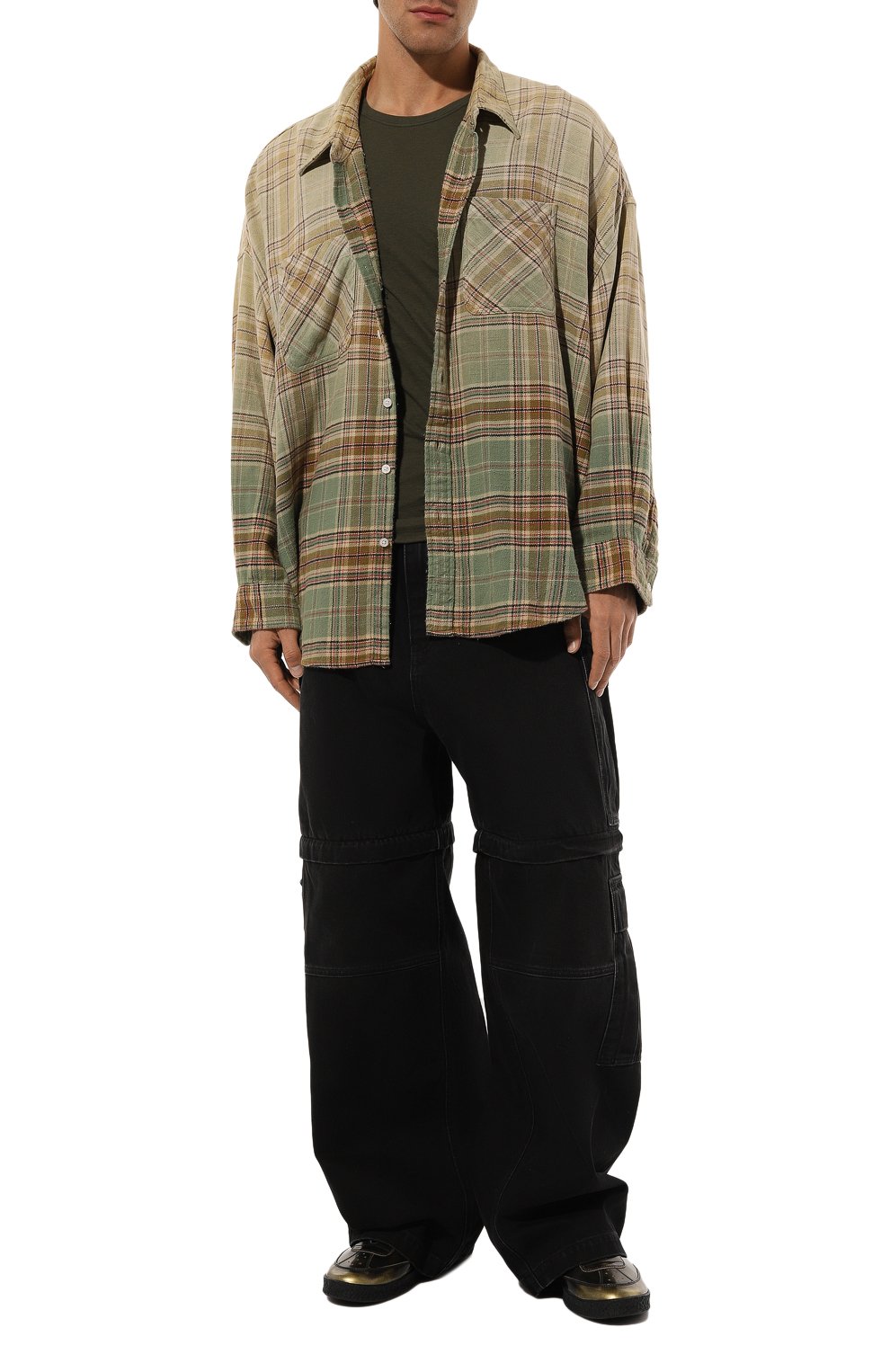 Хлопковая футболка RICK OWENS, арт. RU02D6256/UC, фото 2