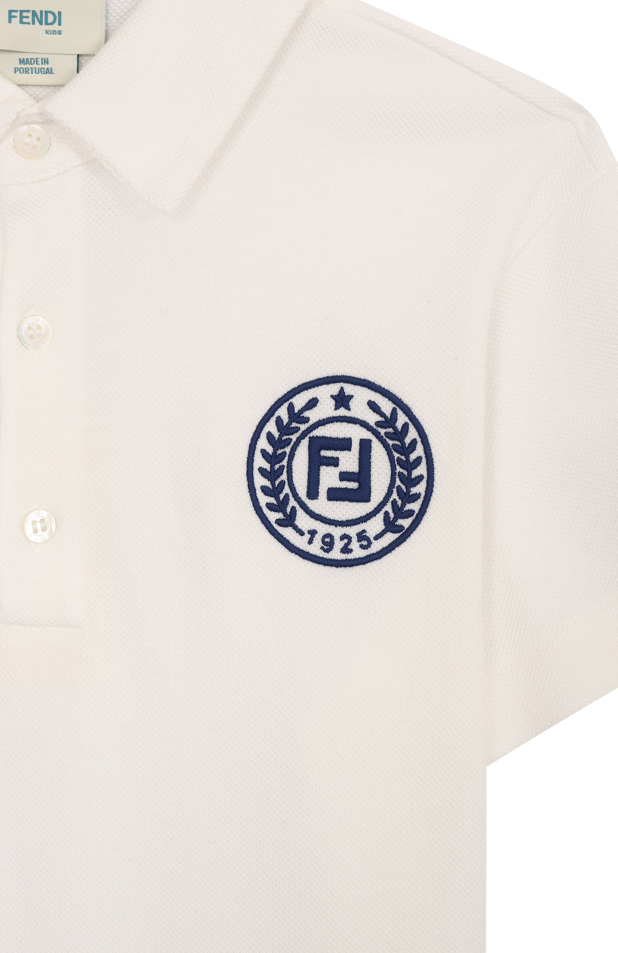 Хлопковое поло FENDI, арт. JMI459/AVP/6, фото 3