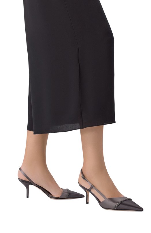 Текстильные туфли Giorgio Armani GW002701/AF22972 Серый  GW002701/AF22972 Фото 2