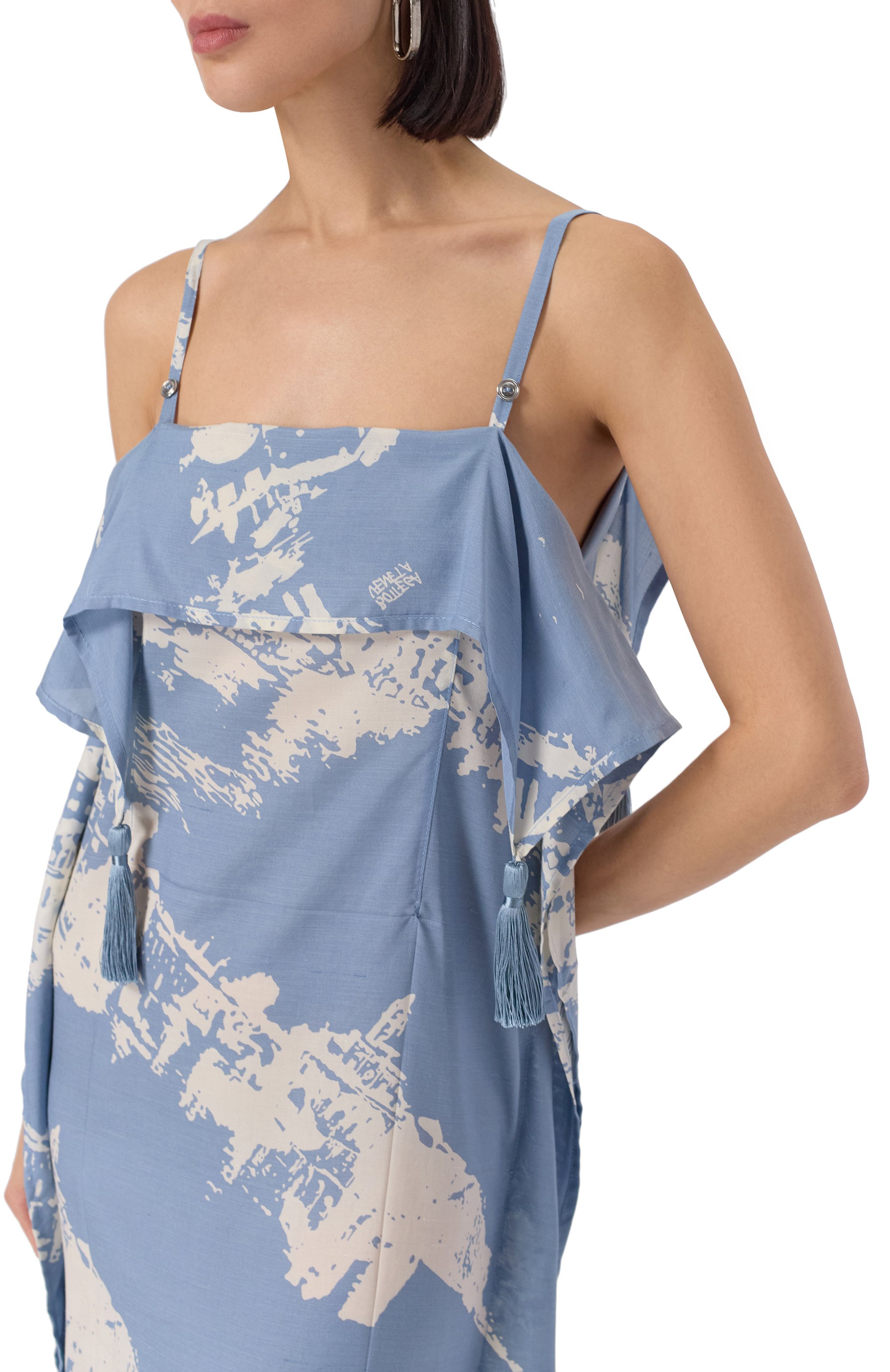 Платье из шелка и хлопка BOTTEGA VENETA, арт. 834966/V5T80, фото 5