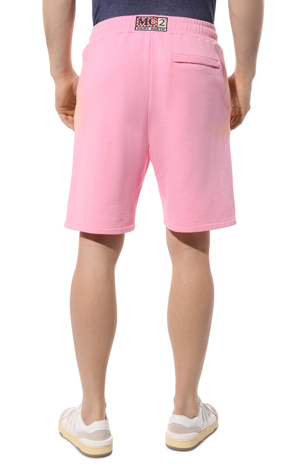 Хлопковые шорты MC2 SAINT BARTH розового цвета по цене 13750 руб., арт. STBM/RANDLE/00041F, фото 4 Хлопковые шорты MC2 SAINT BARTH, арт. STBM/RANDLE/00041F, фото 4
