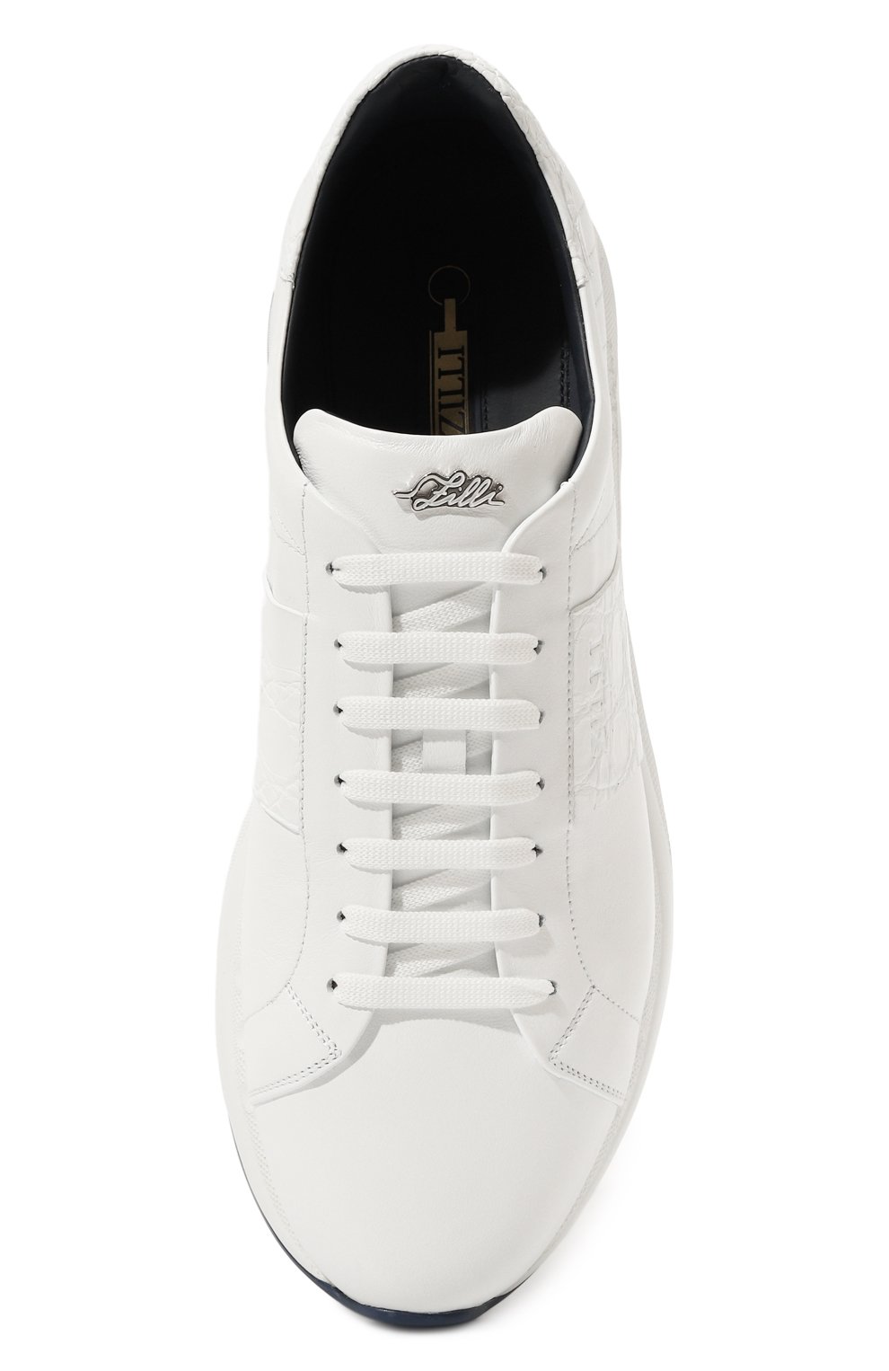 Кроссовки с отделкой из кожи каймана ZILLI, арт. H0094AM1020VSWR01, фото 6
