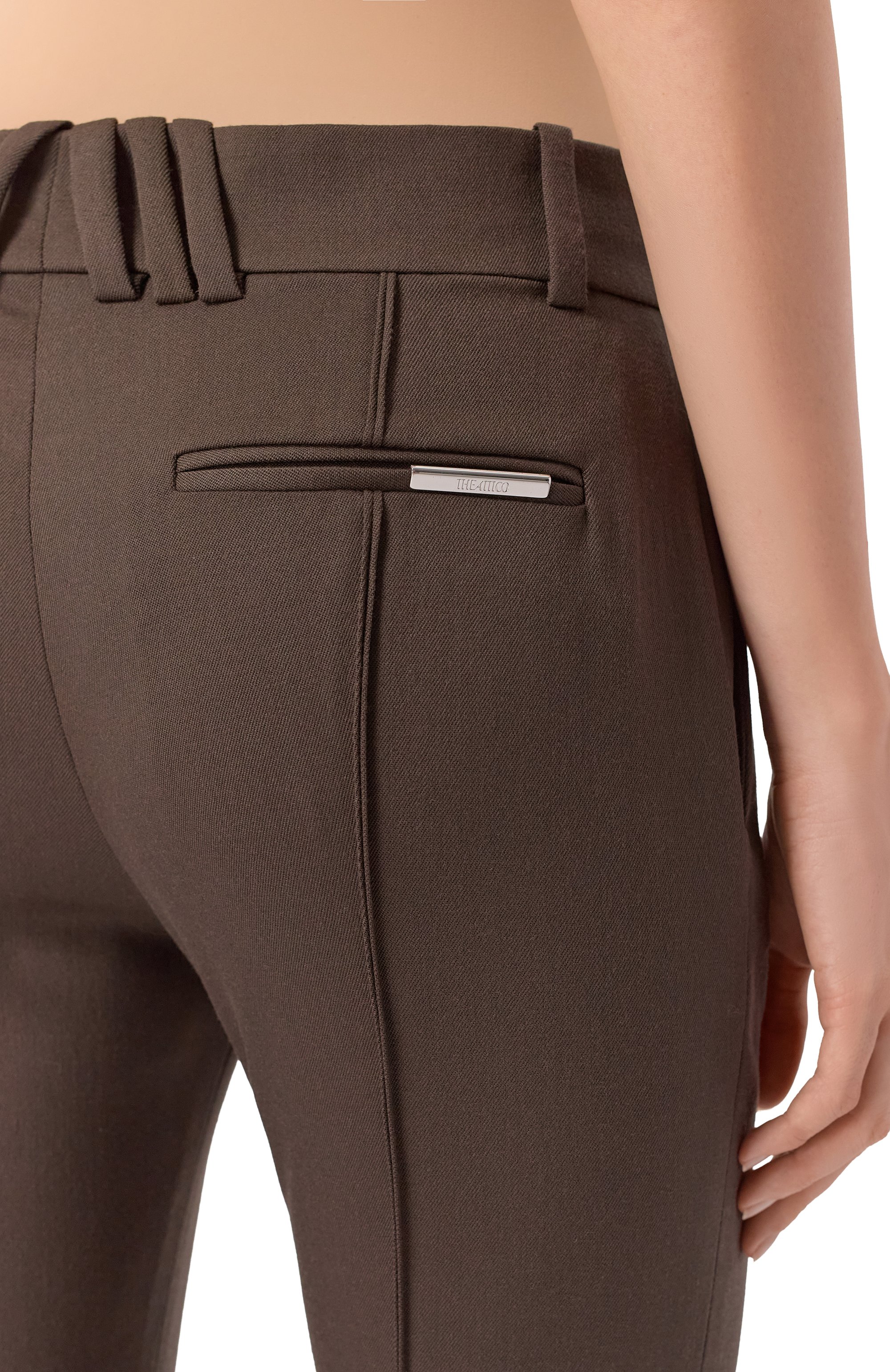 Шерстяные брюки THE ATTICO, арт. 251WCP00266/WWW061AA, фото 5