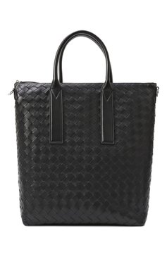 Мужская сумка north-south BOTTEGA VENETA черного цвета, арт. 815783/V2HL1 | Фото 1 (Размер: large; Драгоценные камни: Проставлено; Материал: Натуральная кожа; Материал сплава: Проставлено; Ремень/цепочка: На ремешке)