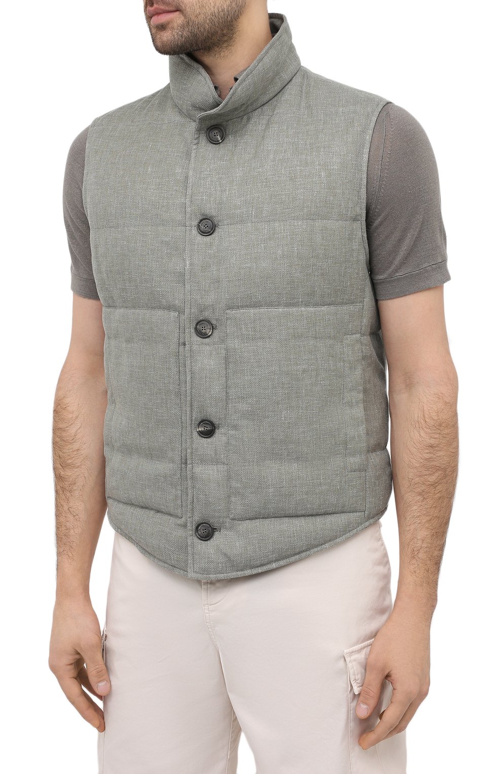 Пуховый жилет BRUNELLO CUCINELLI, арт. MD4951764, фото 3