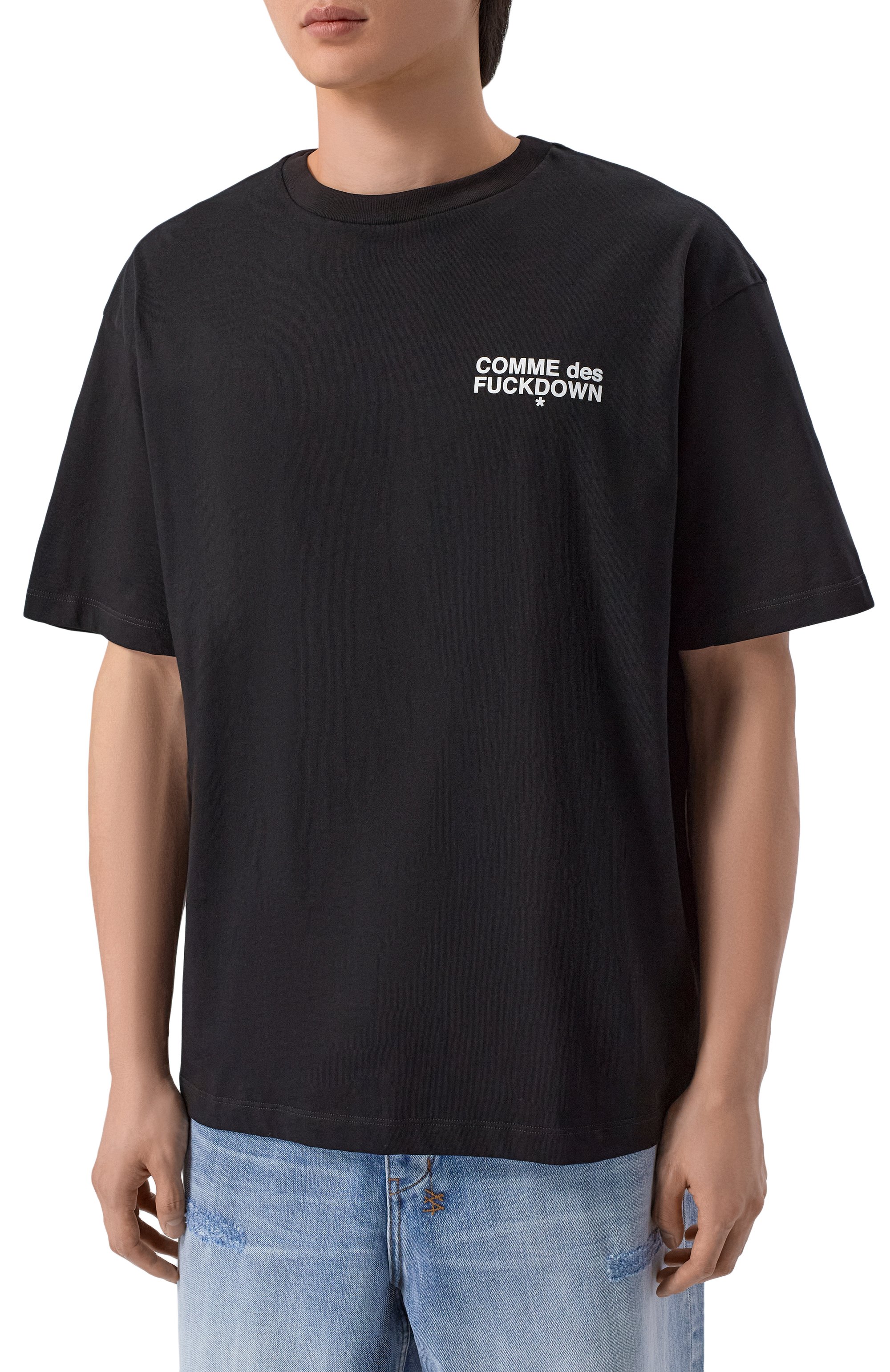 Хлопковая футболка COMME DES FUCKDOWN, арт. CFABM01968, фото 3