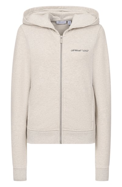 Женский хлопковая толстовка OFF-WHITE, арт. 2FE00510T