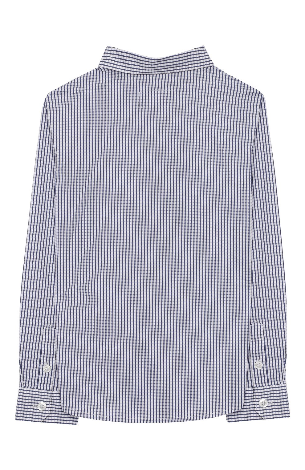 Хлопковая рубашка EMPORIO ARMANI синего цвета по цене 11300 руб., арт. 6G4C02/4NGPZ, фото 2 Хлопковая рубашка EMPORIO ARMANI, арт. 6G4C02/4NGPZ, фото 2