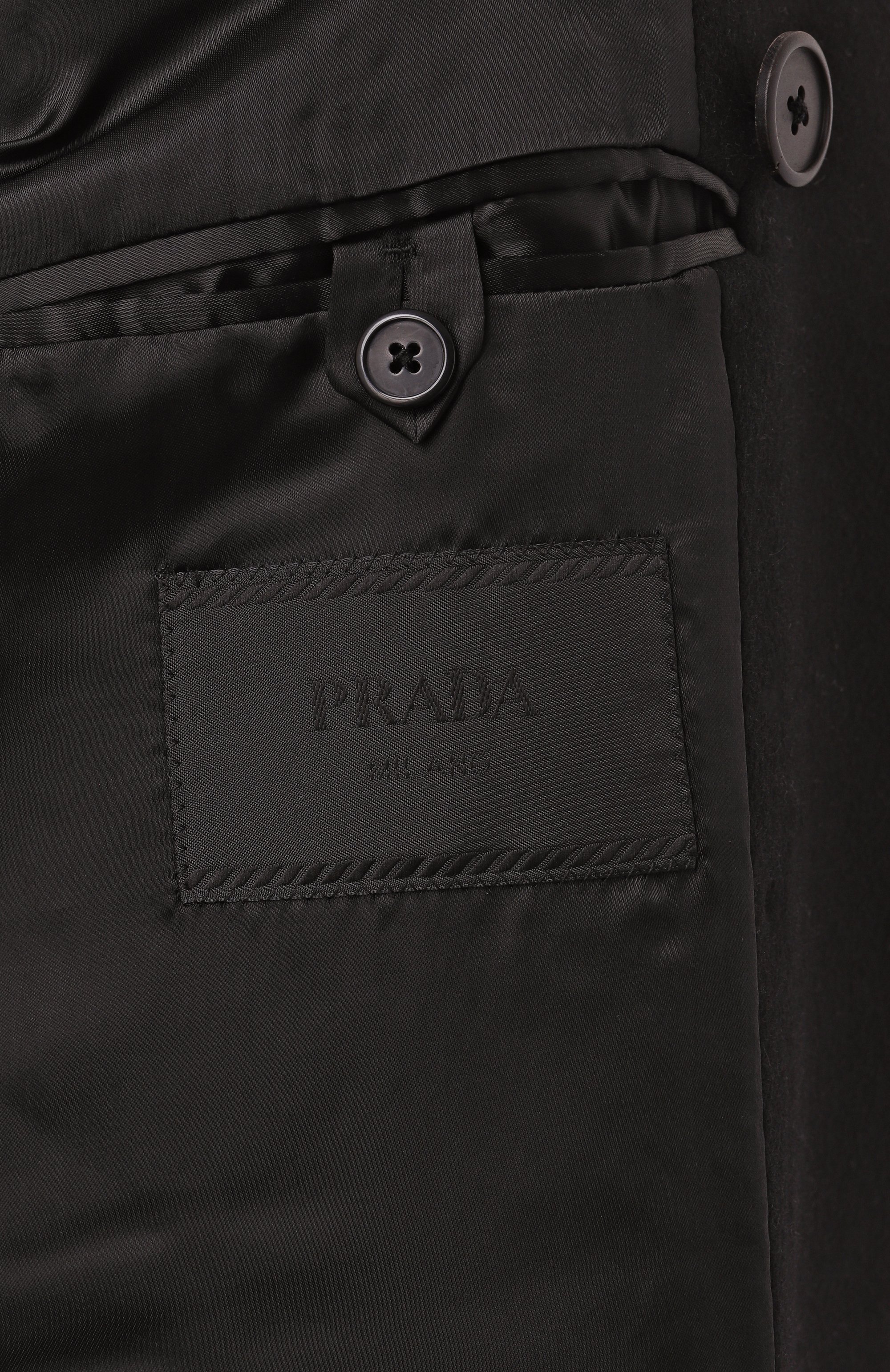 Кашемировое пальто PRADA, арт. UC421S-1UWK-F0002-192, фото 7