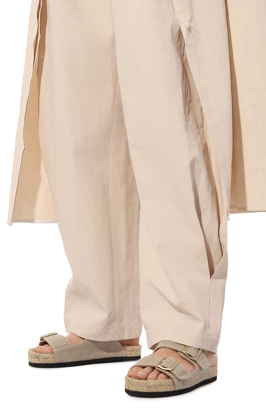 Текстильные шлепанцы Manebi 0 7.1 R0 Кремовый  0 7.1 R0 Фото 3