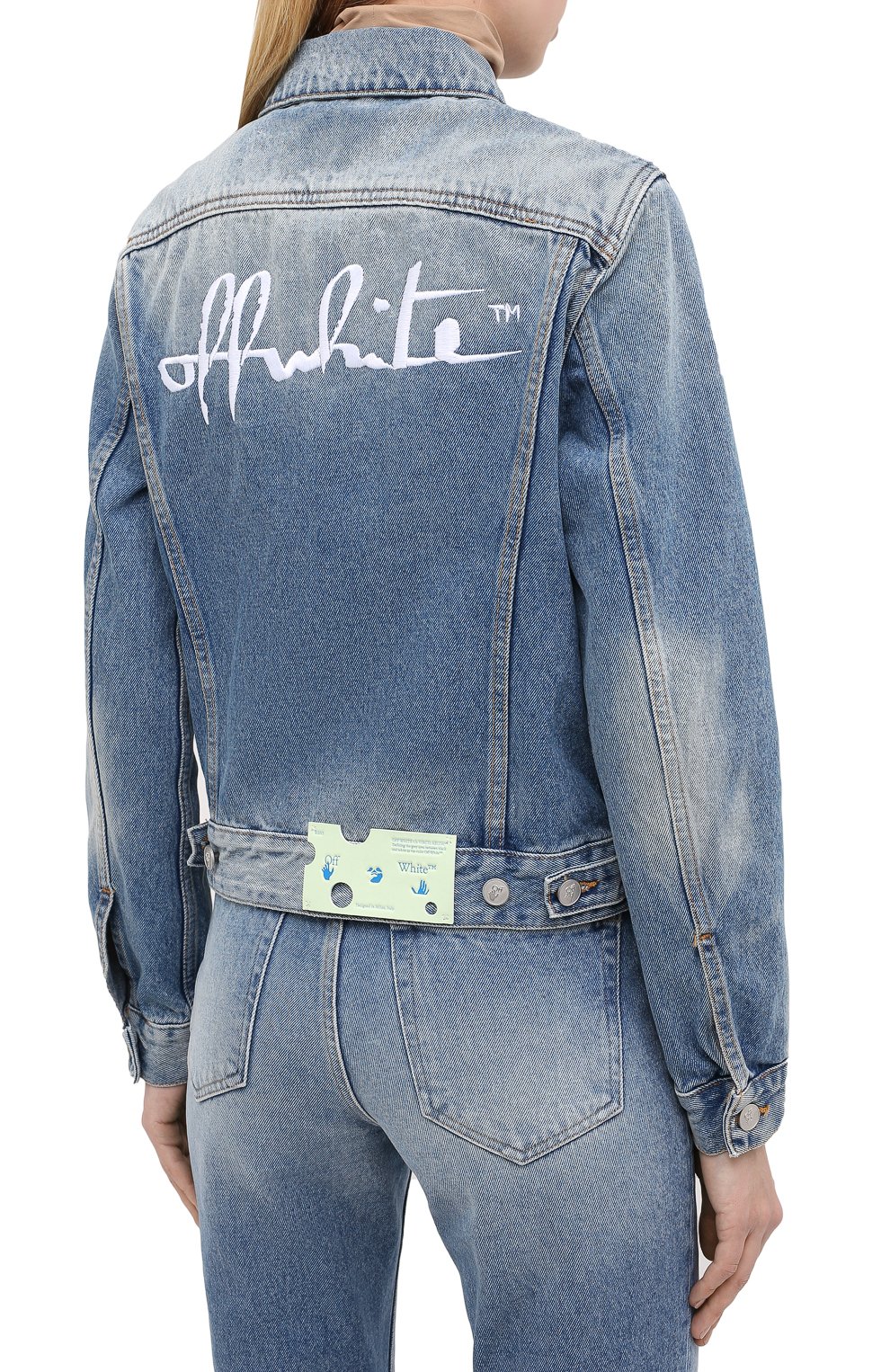 Джинсовая куртка OFF-WHITE, арт. 0WYE012E20DEN0024001, фото 4