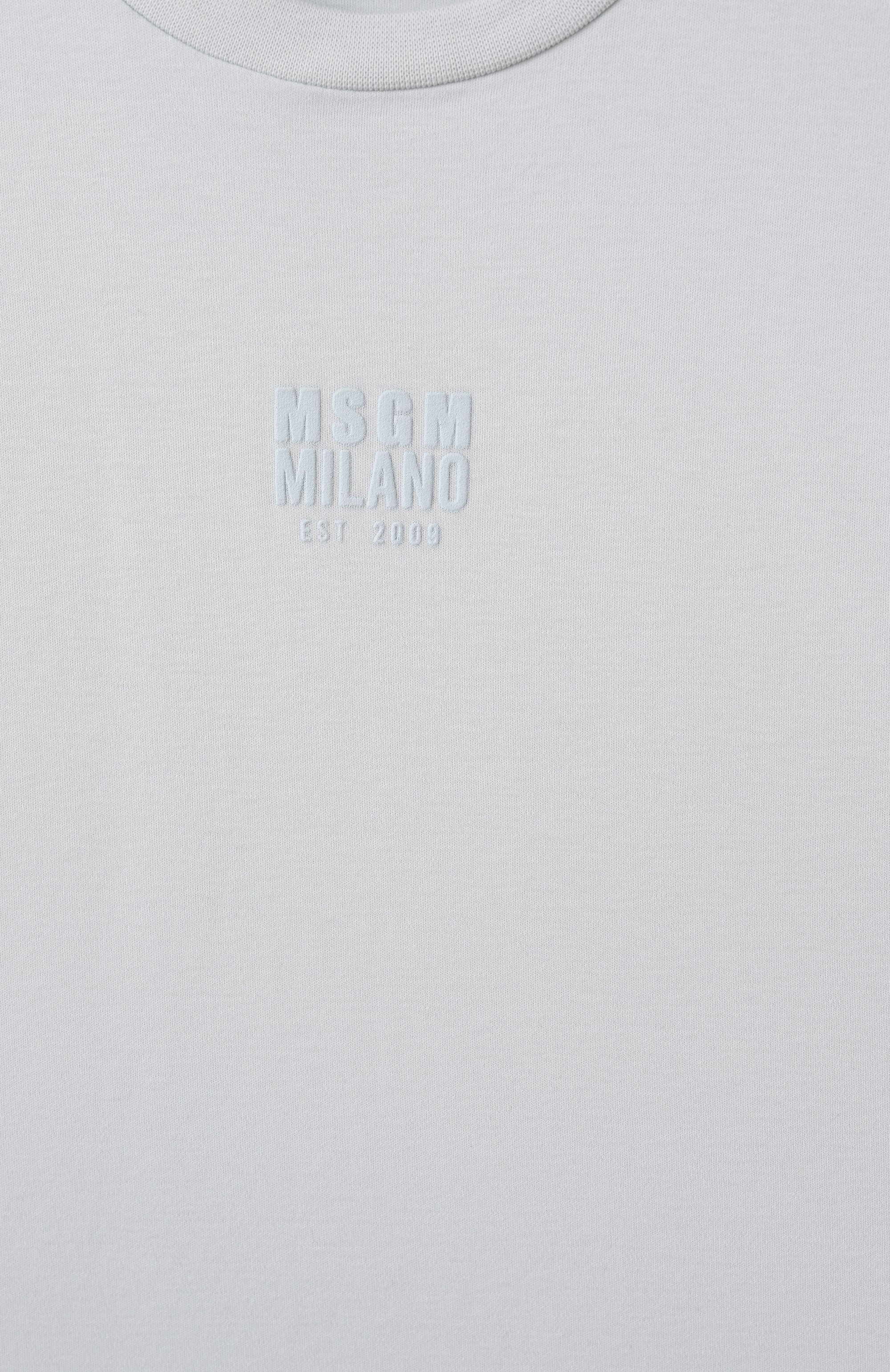 Хлопковая майка MSGM KIDS, арт. S5MSJUTH171, фото 3