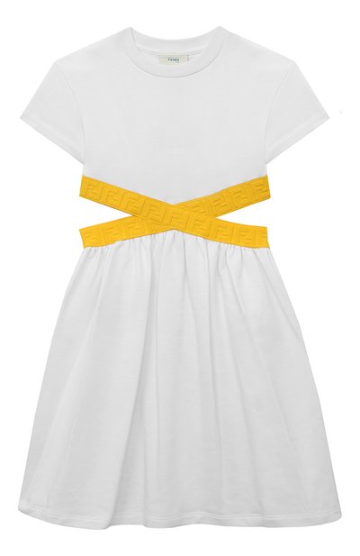 Хлопковое платье FENDI, арт. JFB501/5V0/8A-12+