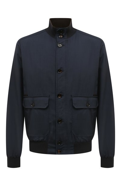 Мужской бомбер carlos-go из шерсти и шелка MOORER, арт. 0LRAC-G0