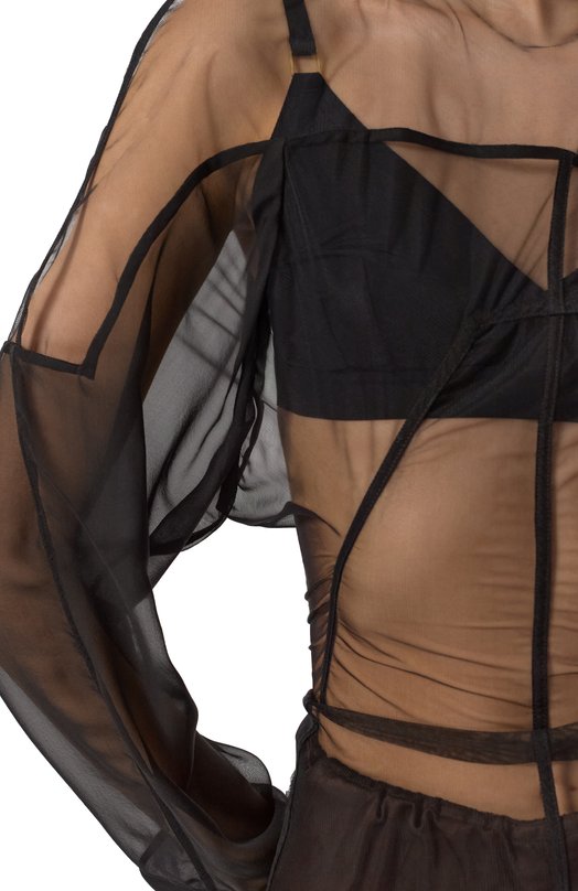 Блузка Rick Owens RP01E7229/TUSS Чёрный  RP01E7229/TUSS Фото 5
