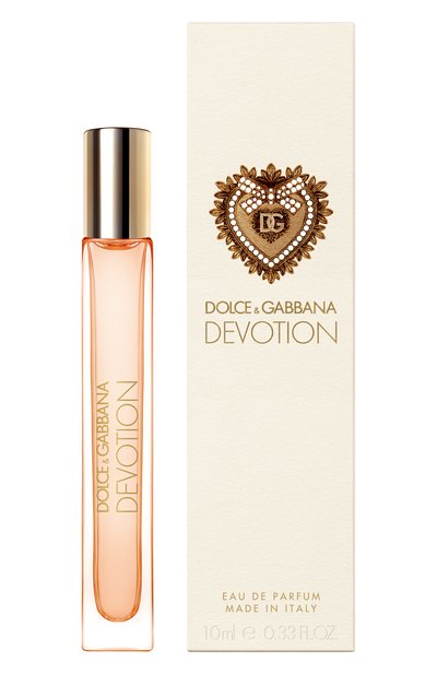 Парфюмерная вода devotion (10ml) DOLCE & GABBANA бесцветного цвета по цене 4190 руб., арт. 8057971183692, фото 2 Парфюмерная вода devotion (10ml) DOLCE & GABBANA, арт. 8057971183692, фото 2