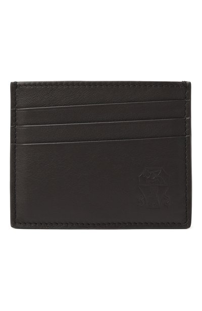 Мужской кожаный футляр для кредитных карт BRUNELLO CUCINELLI, арт. MWZNBU434