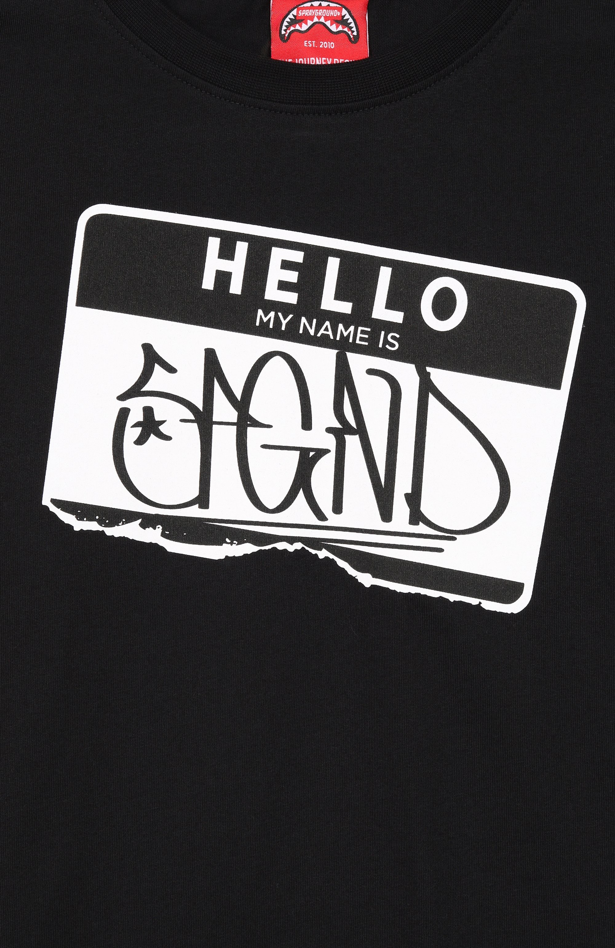 Хлопковый лонгслив SPRAYGROUND черного цвета по цене 9900 руб., арт. SPY946BLK, фото 3 Хлопковый лонгслив SPRAYGROUND, арт. SPY946BLK, фото 3