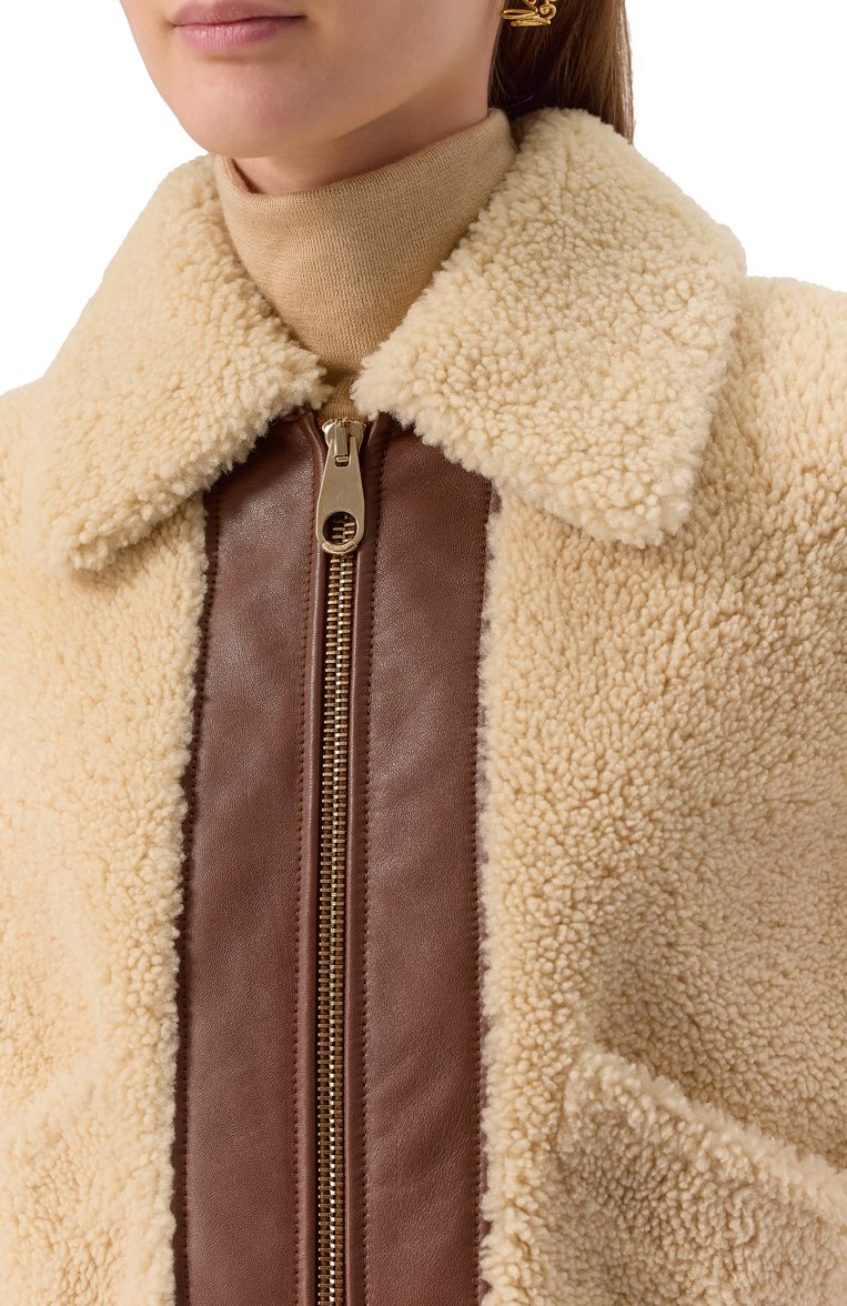 Дубленка из овчины CHLOÉ, арт. CHC23ACV05204 113, фото 5