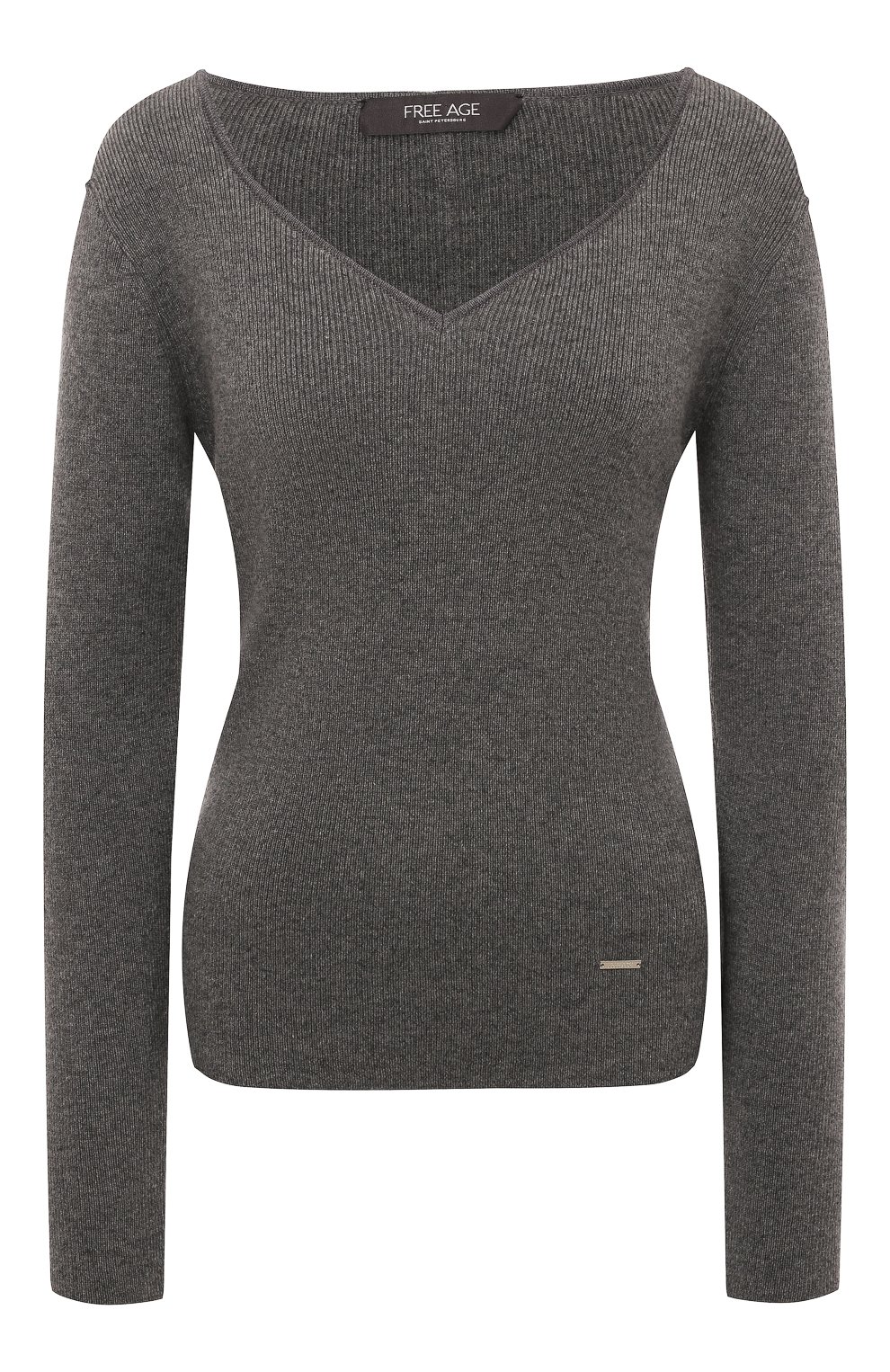 Кашемировый пуловер FREEAGE, арт. FW 20082-LGGM, фото 1