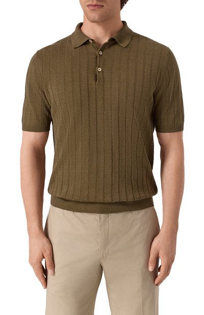 Поло изо льна и хлопка BOGLIOLI, арт. 91303/SB5808, фото 3