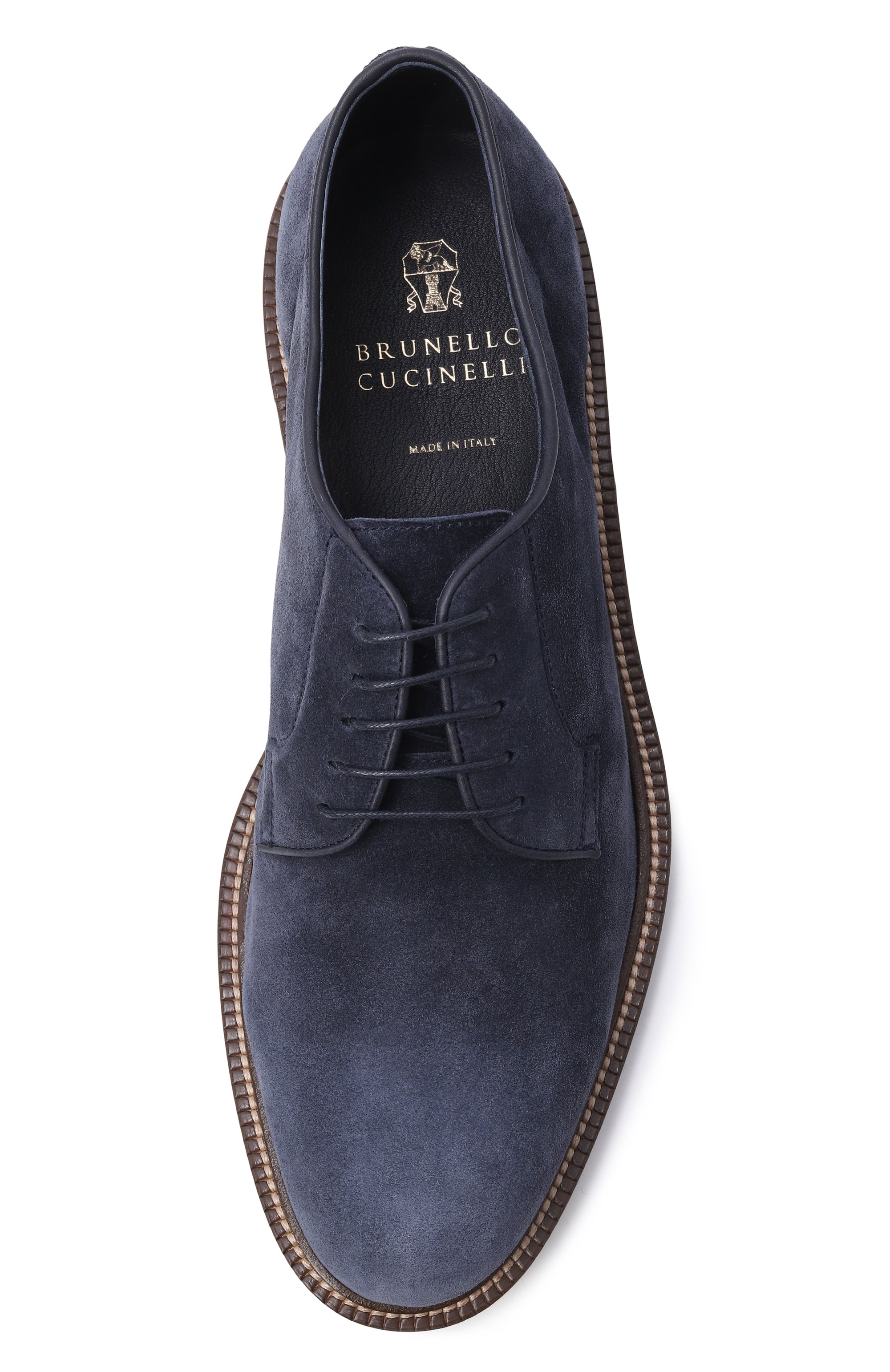 Замшевые дерби BRUNELLO CUCINELLI, арт. MZUPAIT654, фото 5