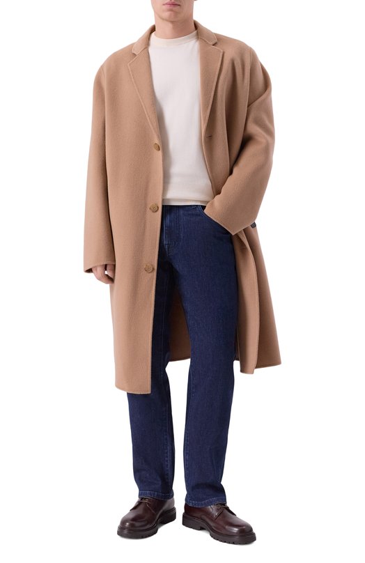 Шерстяное пальто с пуховой подстежкой Rudsak 6124503/DRAL Бежевый  6124503/DRAL Фото 7