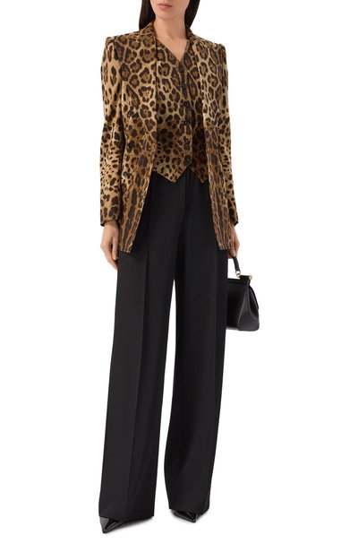 Жилет из шерсти и шелка DOLCE & GABBANA, арт. F79H6T/FSBAV, фото 2