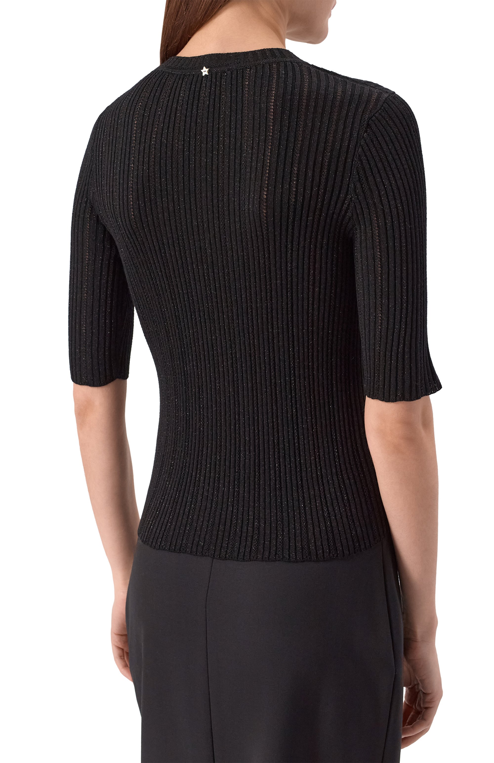 Пуловер из шерсти и вискозы LORENA ANTONIAZZI, арт. TM45F/3065, фото 4