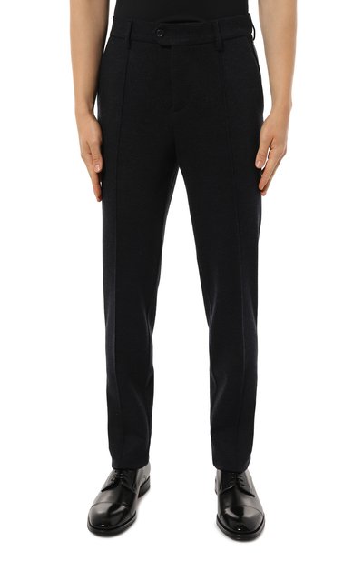 Брюки из шерсти и кашемира MARCO PESCAROLO темно-синего цвета по цене 69950 руб., арт. BR0S/48Y11, фото 3 Брюки из шерсти и кашемира MARCO PESCAROLO, арт. BR0S/48Y11, фото 3