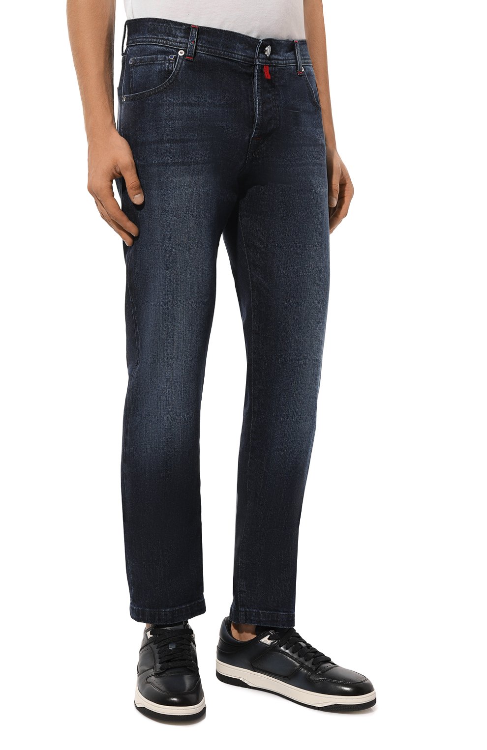 Джинсы KITON темно-синего цвета по цене 98550 руб., арт. UPNJSK0116F03, фото 3 Джинсы KITON, арт. UPNJSK0116F03, фото 3