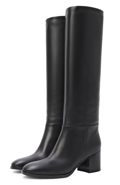 Женские кожаные сапоги santiago 60 GIANVITO ROSSI, арт. G80304.60CU0.VGIBLACK