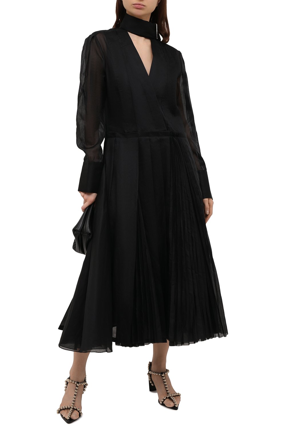 Хлопковое платье JIL SANDER, арт. JSWS505600-WS243000, фото 2