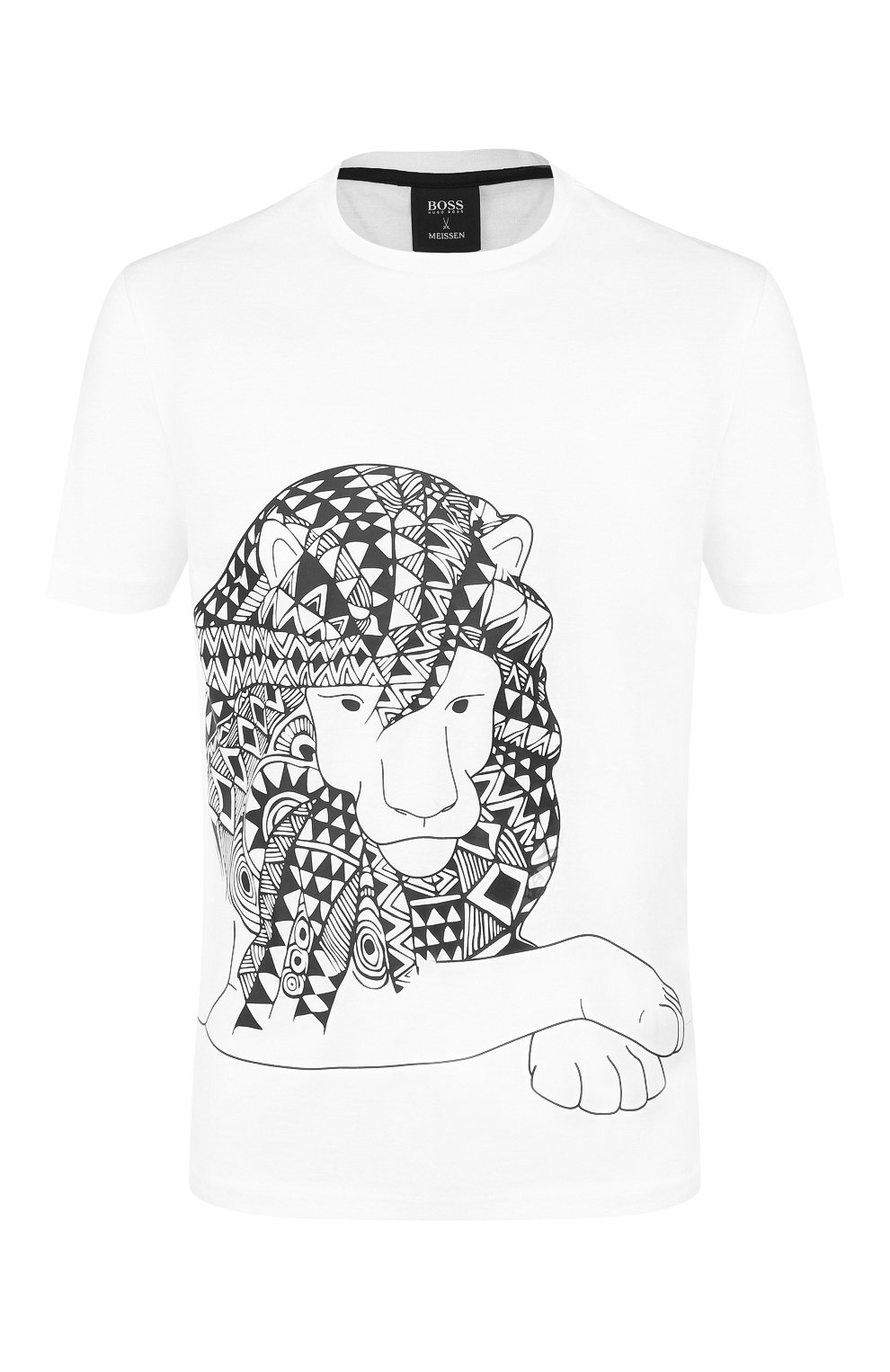 Хлопковая футболка BOSS, арт. 50423048, фото 1