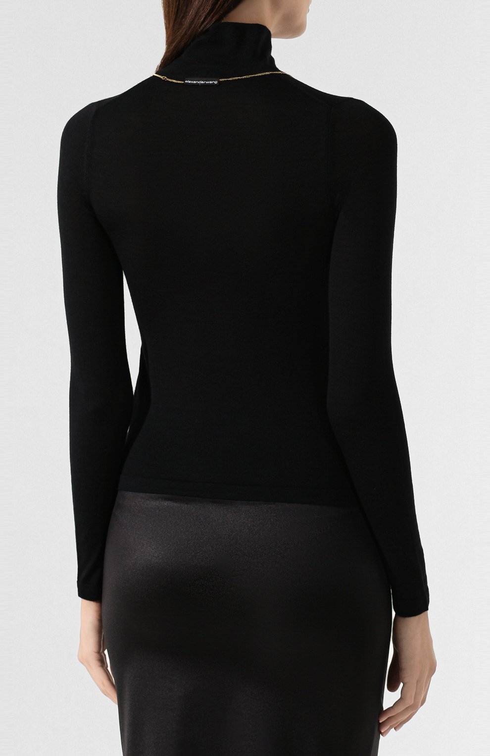 Водолазка из смеси шерсти и шелка ALEXANDER WANG, арт. 1KC2191066, фото 4