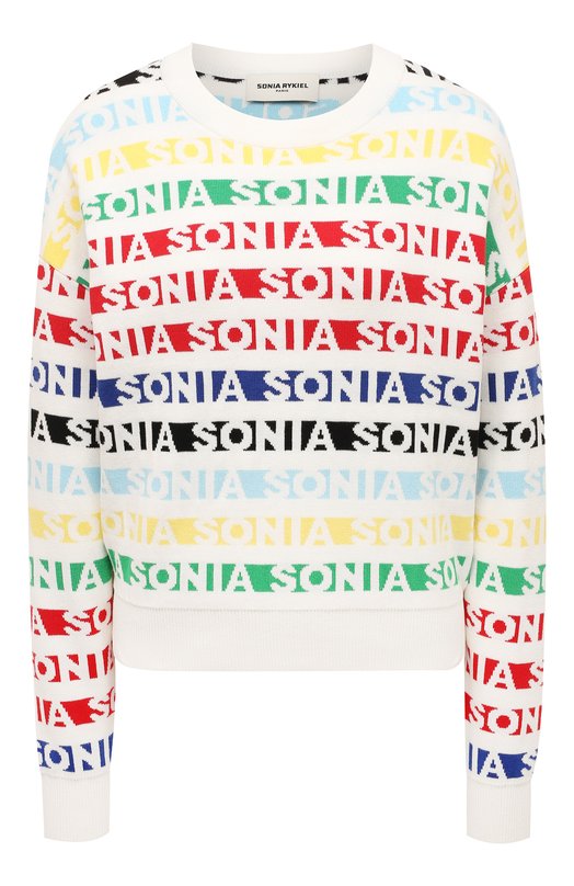 

Хлопковый пуловер Sonia Rykiel, Разноцветный