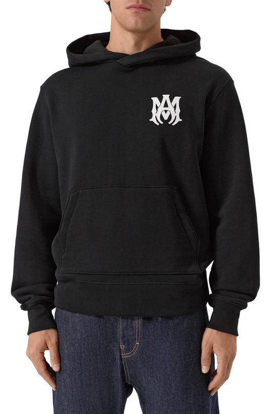 Хлопковое худи Amiri AMJYHD1050 Чёрный  AMJYHD1050 Фото 3