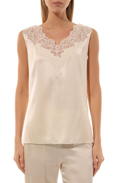 Шелковый топ ERMANNO SCERVINO, арт. D454L602TBW, фото 3