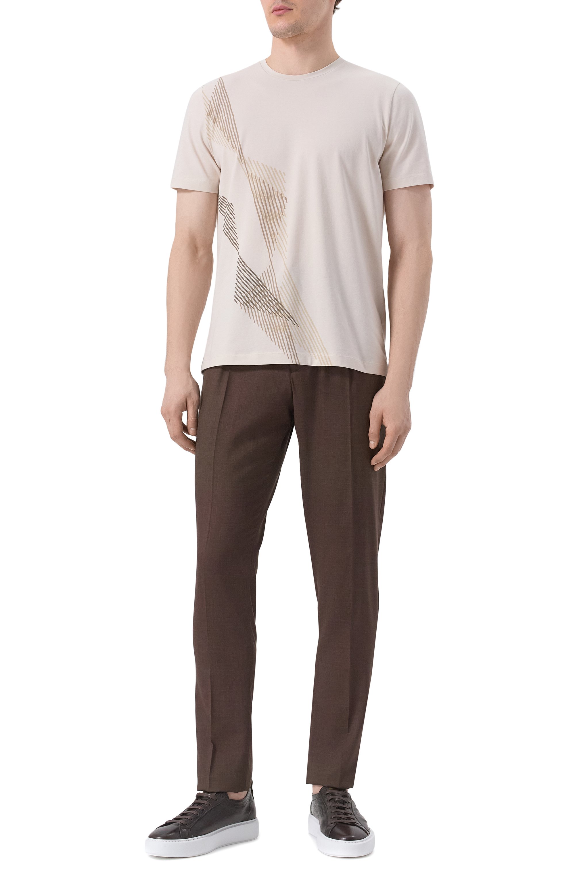 Хлопковая футболка CORNELIANI, арт. 25G588-2525064, фото 2